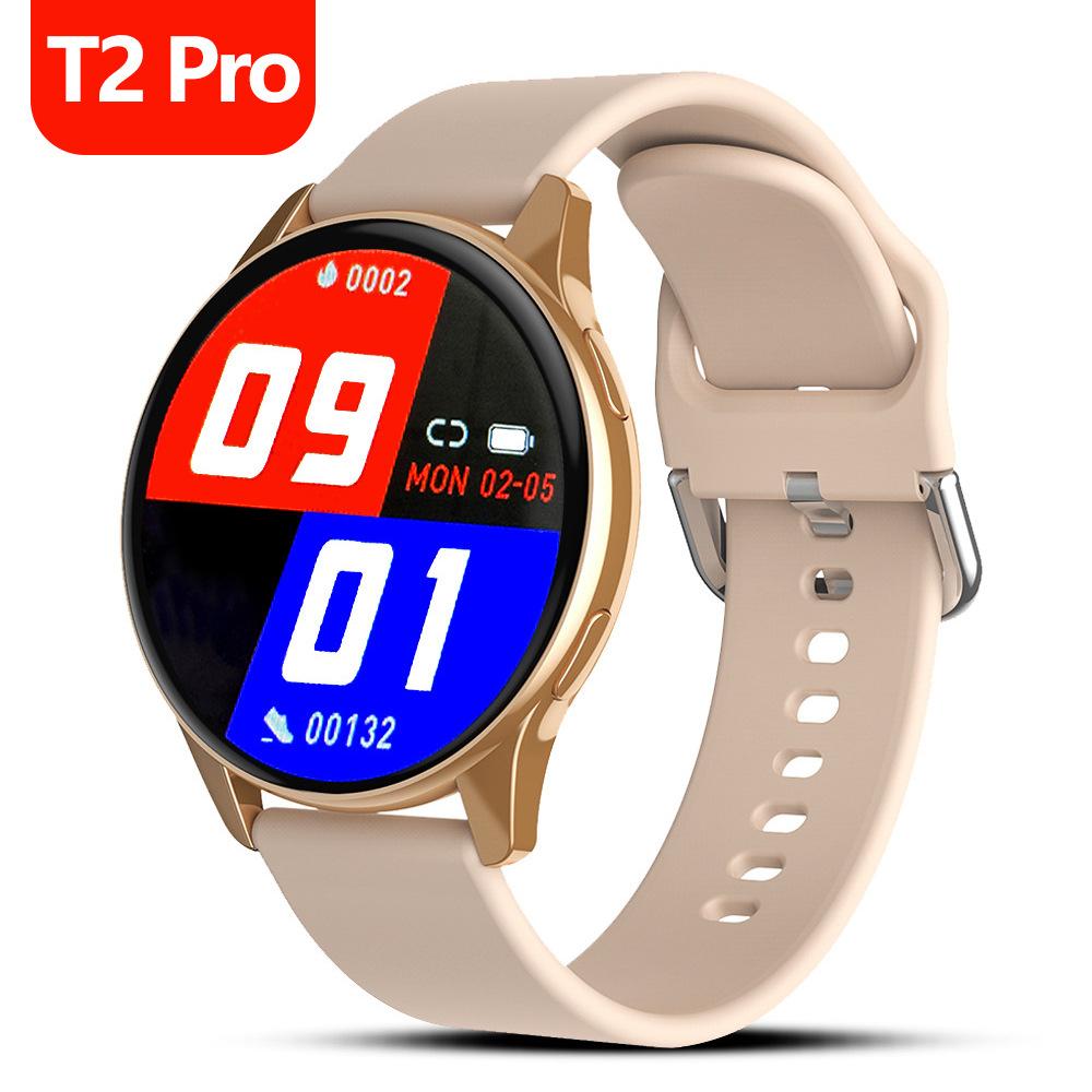 T2Pro Smart Watch Huaqiangbei New Round Screen Waterproof Bluetooth Call Multifunctional Cross-Border Sports Watch