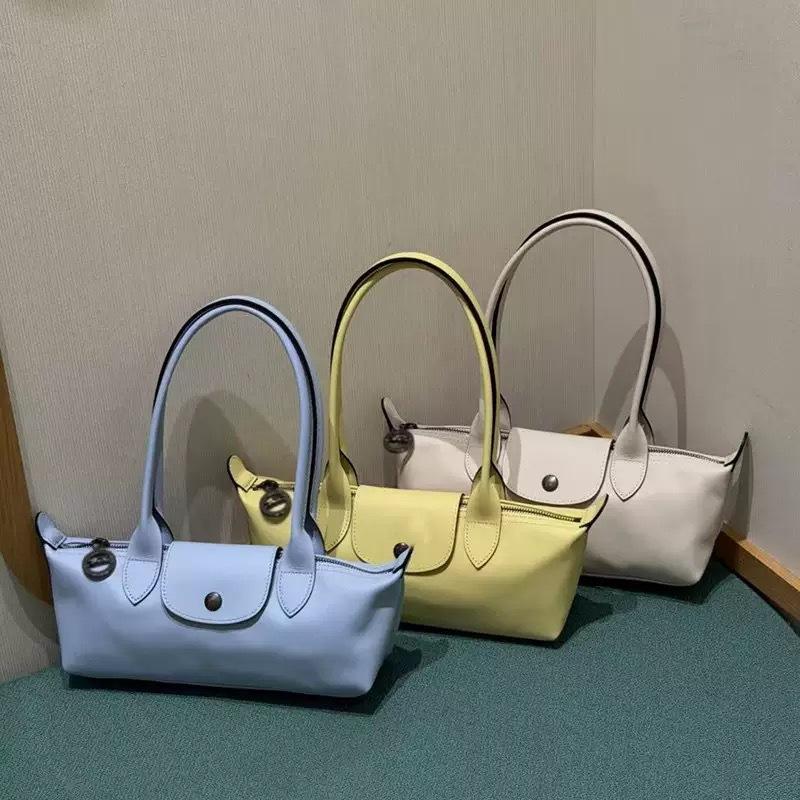 French-style 2026 new dragon-embellished bag, fashionable and light luxury long-handle baguette bag, shoulder bag, crossbody bag, underarm bag, handbag