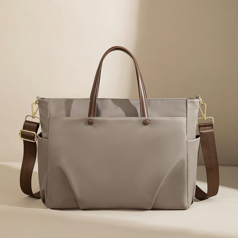 Laptop Bag, Women's Portable Large-Capacity Briefcase, Shoulder Crossbody Tote Bag, Business Trip Commuting Inner Bag