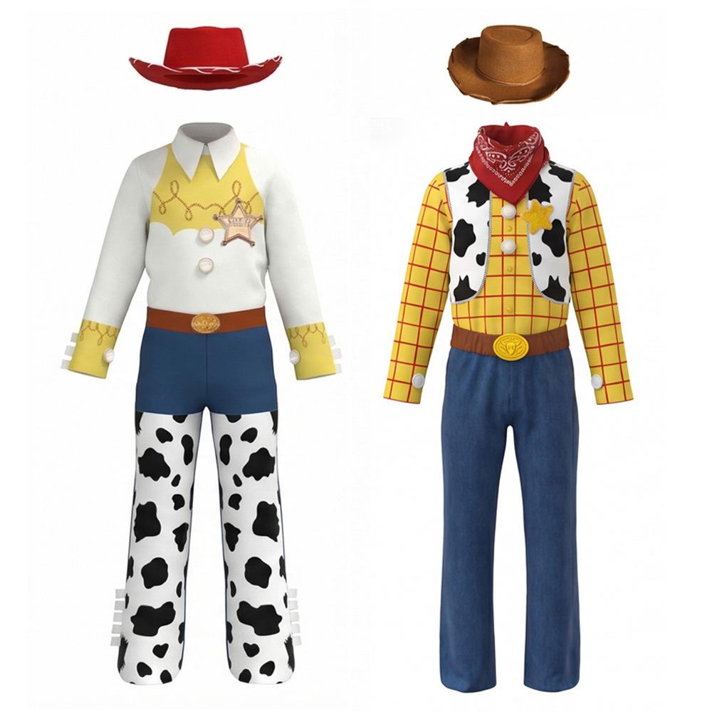 Amazon's New Toy Story Woody and Jessie Cosplay Costumes Halloween Children's Role-Playing Costumes