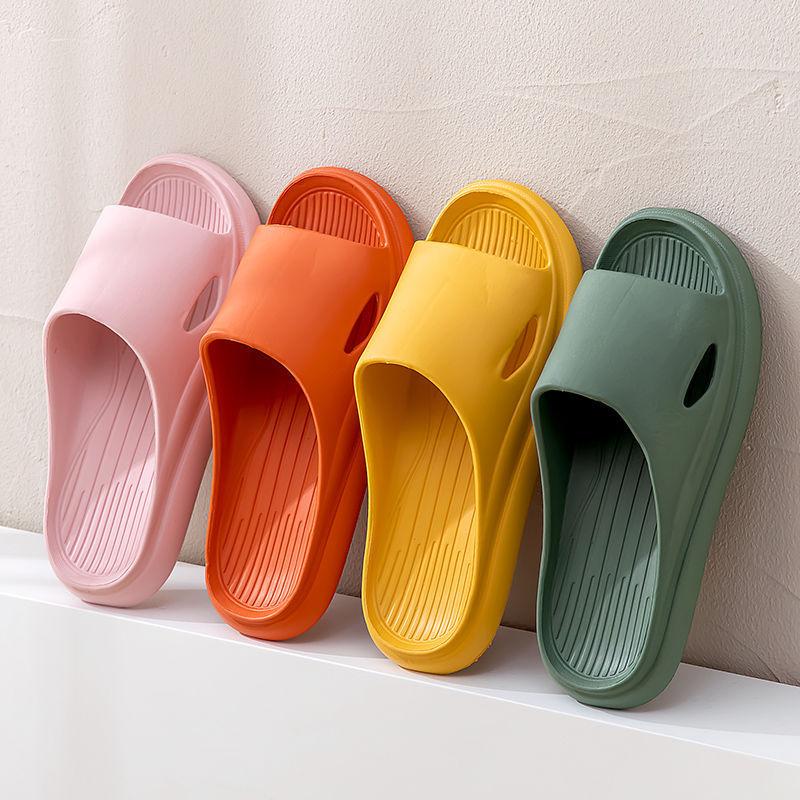 Summer Indoor Slippers Women's Soft Bottom Household Home Bathroom Non-Slip Japanese Slippers Men's Wholesale Men's Summer Hotel