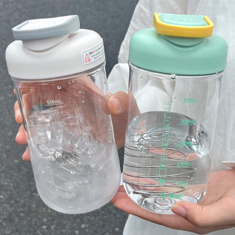 tritan shake Cup sports fitness water Cup Girls High-looking protein powder milkshake Summer Cup outdoor learning