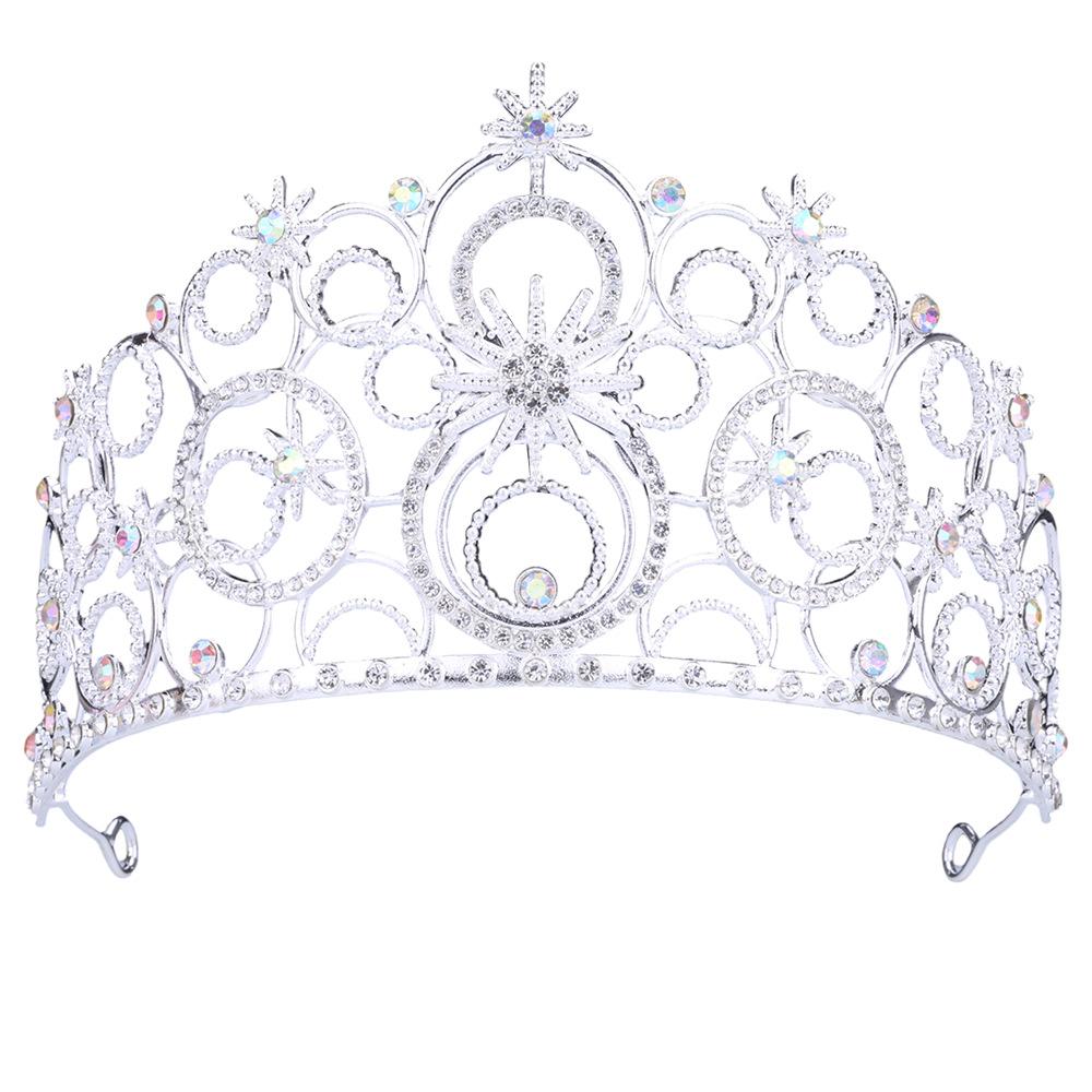 Cross-border pageant crowns, wedding headpieces, high-end hair accessories, cross-border luxury jewelry in stock, bridal birthday accessories