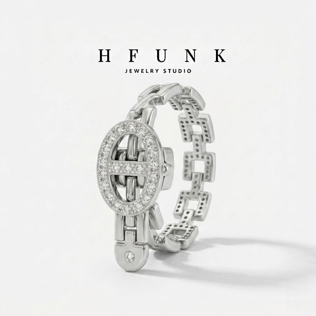 High-end pig nose adjustable Korean-style minimalist ring, first-release fashion jewelry for men and women