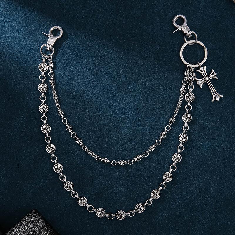 Crodo Element Trouser Chain Bag Hanging Chain Sword Round Bead Cross Waist Chain Lobster Buckle Pendant Jeans Chain