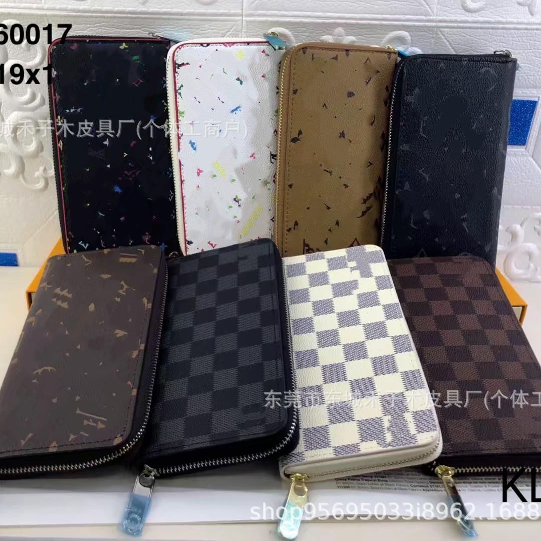 European and American Style Pu Classic Fashion Hot-Selling Unisex Long Wallet with Multiple Card Slots, Unisex, Low Price Wholesale