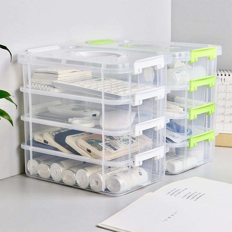 Storage and organization box, Lego storage box, tool sorting box, toy and building block small particle parts compartment drawer