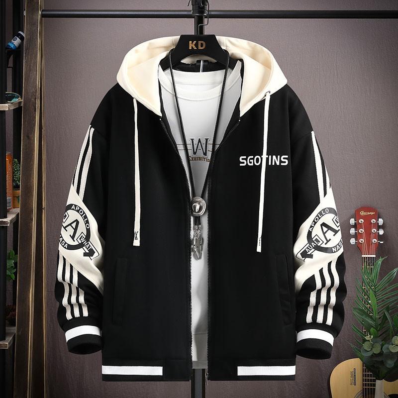 Teenager Jacket Coat Male Senior high school Junior High School Student Cotton Coat Teenager Handsome Big Boy Men's Baseball Clothing Fashion