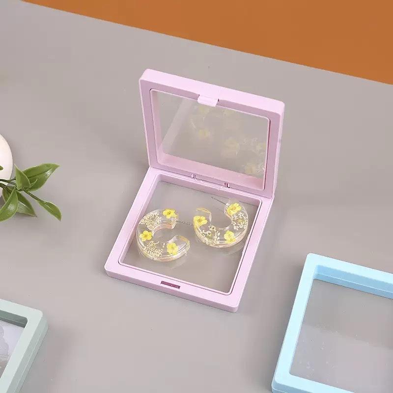 Transparent Pe Film Display Box, Suspended Packaging Box, Jewelry Ring Bracelet Box, Small Product Gift Pendant Box