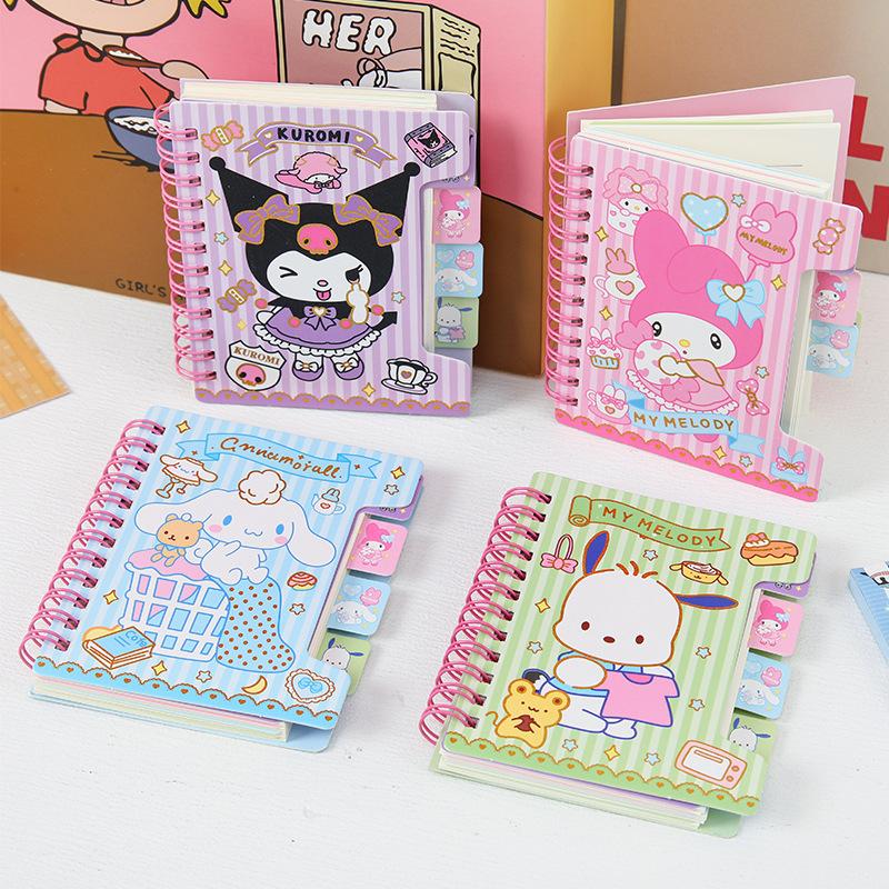 New Cartoon Little Girl Spacer Coil Notebook Coil Notebook Cute High-Looking Girl 100K Note Pad Notepad