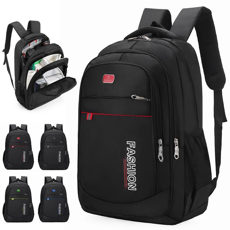 New cross-border large-capacity Oxford student backpack, simple commuter backpack, business laptop backpack for men