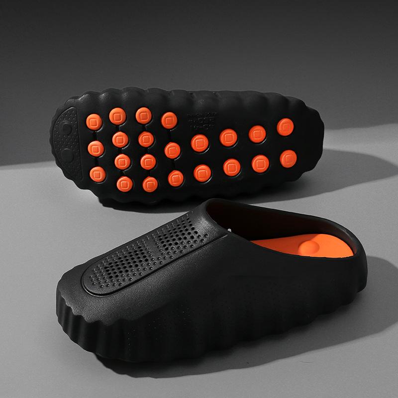 Cross-border men's summer new style massage-soled thick-soled non-slip casual beach space sandals