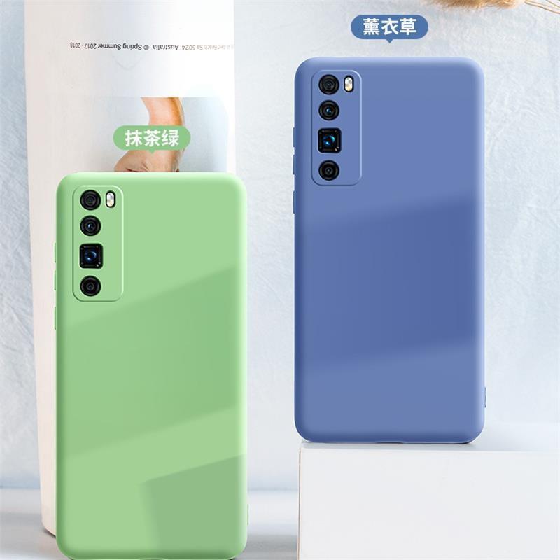 Suitable for Samsung liquid silicone anti-drop phone cases, multi-model full-cover solid color precision hole protective cases available for wholesale