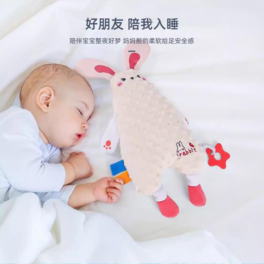 Sleep Comfort Doll Baby Can Enter Newborn Chew Pp Cotton Baby Artifact Doll Hand Puppet Toys Wholesale