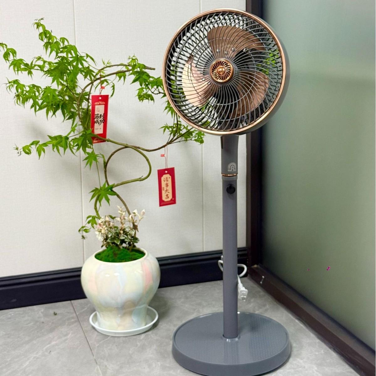 Bedroom Silent Fan Gift Vertical Air Circulation Fan High-Speed Motor Household Floor Fan Convection Electric Fan