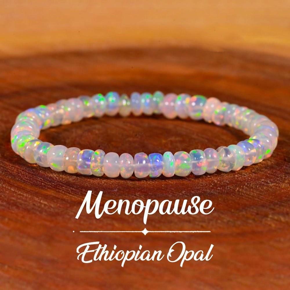 Temu Xiyin Tk Popular Opal Beaded Bracelet Handmade Elastic Cord Wholesale Cross-Border Beads and Crafts