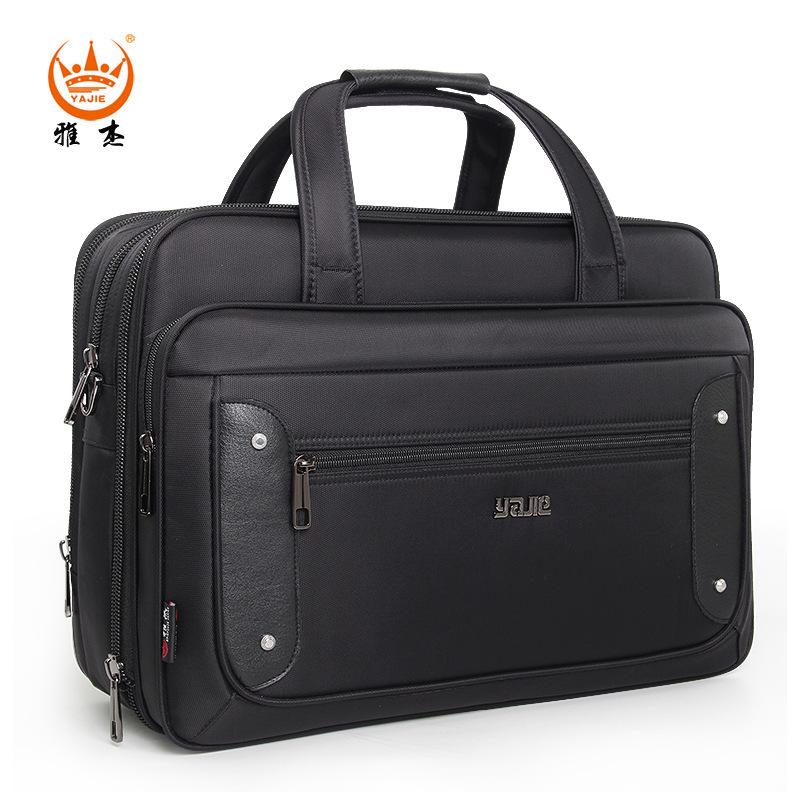 New Yajie Business Computer Bag 19inch Handbag Fashionable Oxford Cloth Large Capacity Shoulder Bag for Business Trips Manufacturer