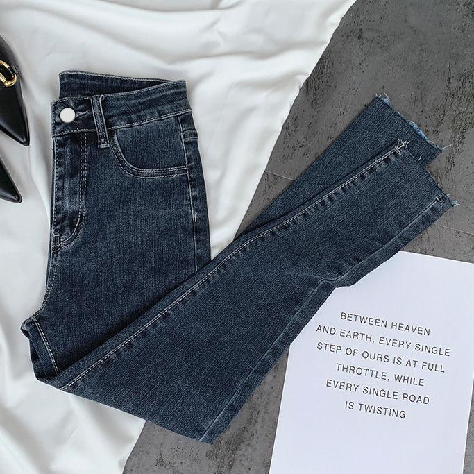 Versatile Slim-Fit Pencil Jeans for Women, High-Waisted, 2025 New Spring and Autumn Style, Tight-Fitting, Stretchy, Slimming, Cropped Jeans