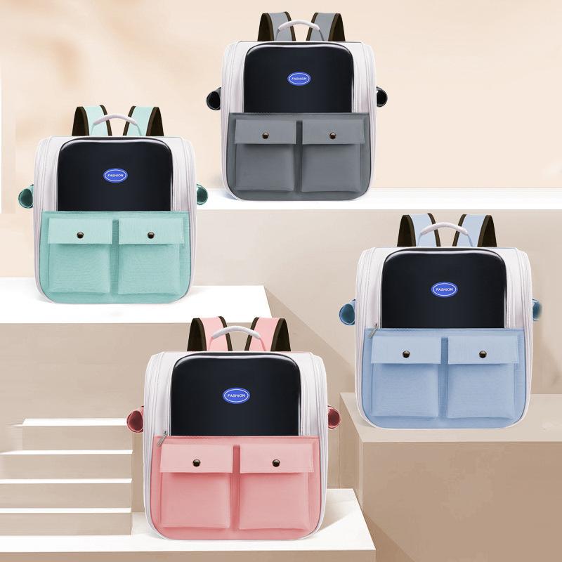 Pet Portable Backpack, Simple Backpack for Cats and Dogs, Foldable Cat Carrier for Outings, Portable Foldable Cat Bag