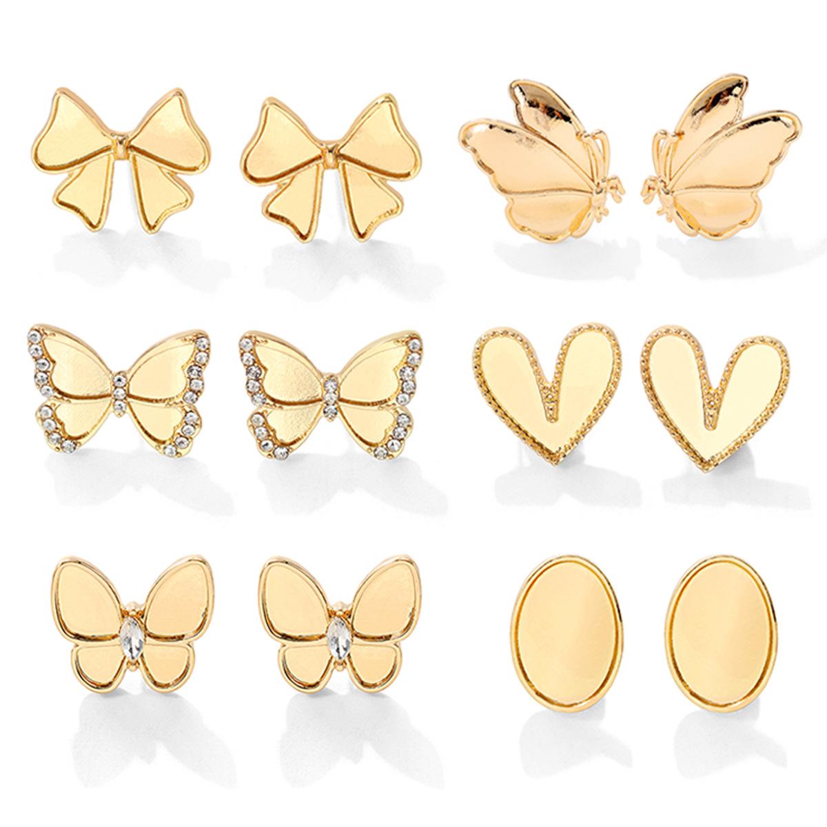 Imitation 925 Silver Needle Moth Butterfly Earrings with Creative DIY Mother-Of-Pearl Handmade Ear Pendants, High-End Earring Accessories