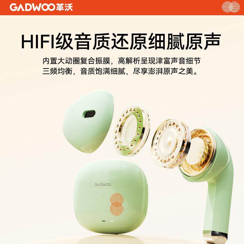 [Ip*4 Waterproof] Gevo Mini Tws Bluetooth Earphones Compatible with Apple, Huawei, Xiaomi Sports Earphones Light Green