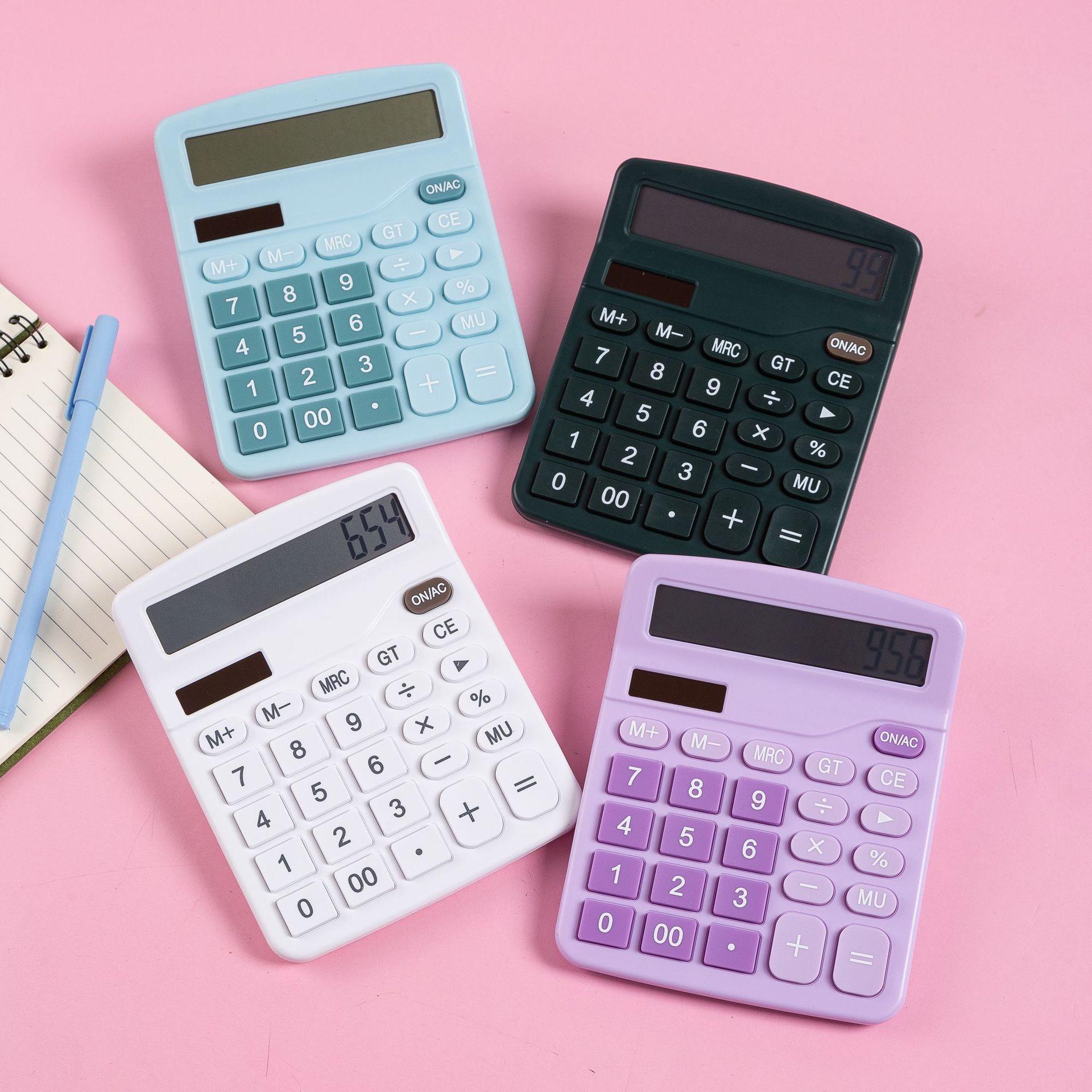 Solar-Powered Dual-Power Calculator, Voice-Enabled Calculator, Student Use, Financial Office Desktop Computer, Wholesale