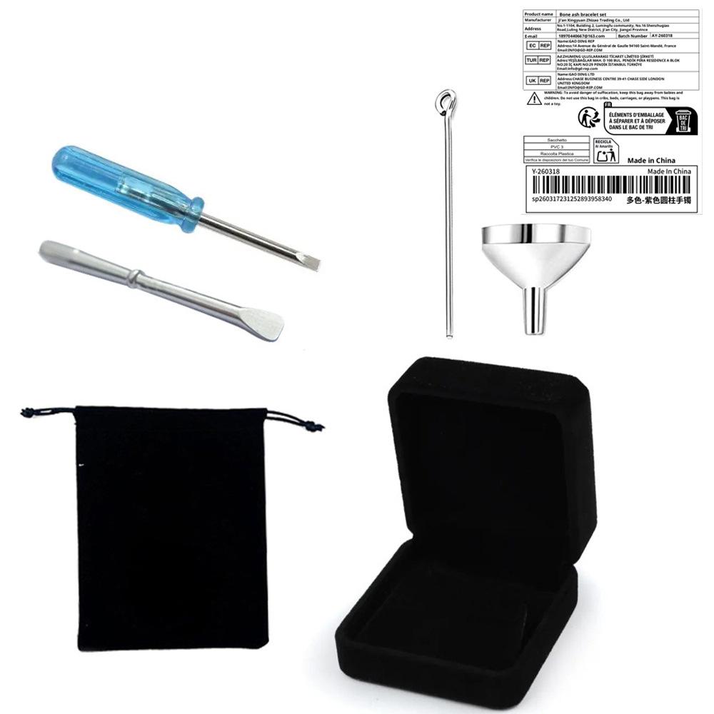 Factory flannel jewelry box wholesale black flannel bag screwdriver oil bottle urn small funnel