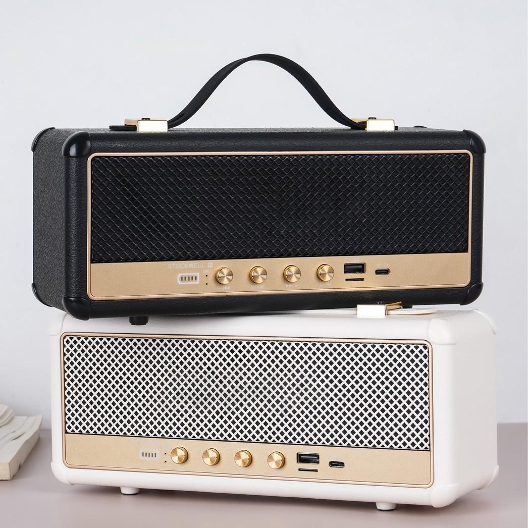 Xiaoma M30 New Wireless Bluetooth Speaker Portable Satchel Outdoor Audio Home Retro Desktop Subwoofer