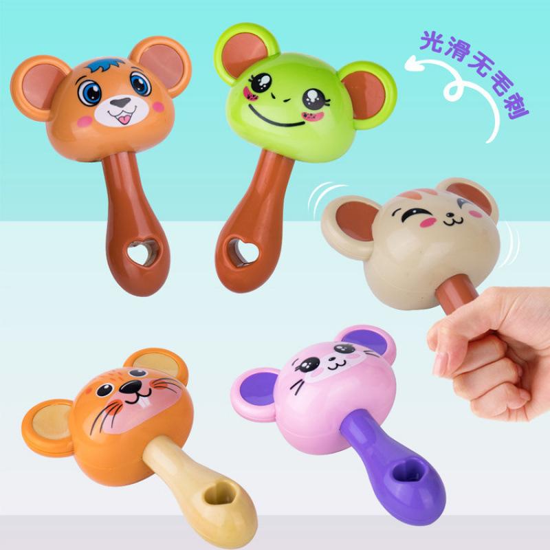 Cross-border export Southeast Asia hand bell animal toys 0 to 3 months puzzle early education baby head-up grasp training