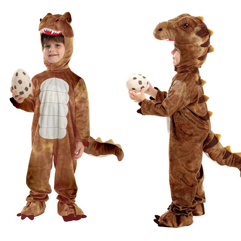 2023 New Dinosaur Halloween Suit Amazon Export Children's Tyrannosaurus Rex Role Playing Suit