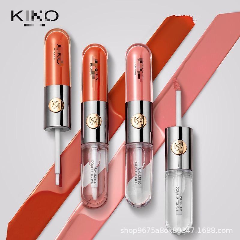 KIO dual-ended 103 lip glaze, single-ended 3D mirror 17, glass lip gloss, high quality, brightening, long-lasting, exclusively for cross-border sales