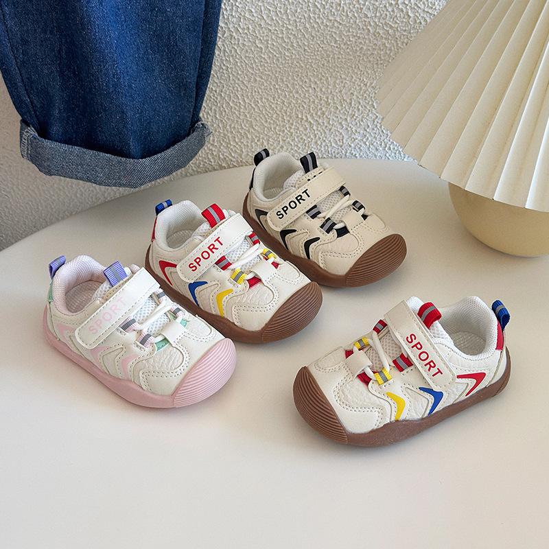 Baby Toddler Shoes 0-3 Years Old Autum New Infant Leather Non-Slip Sports Shoes for Boys and Girls Functional Shoes Dropshipping