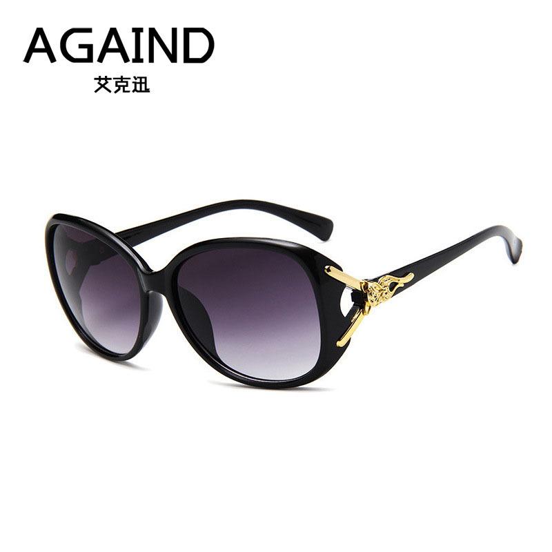 New fashion fox head sunglasses women's large frame sunglasses trendy internet celebrity sunglasses women's factory wholesale 8842