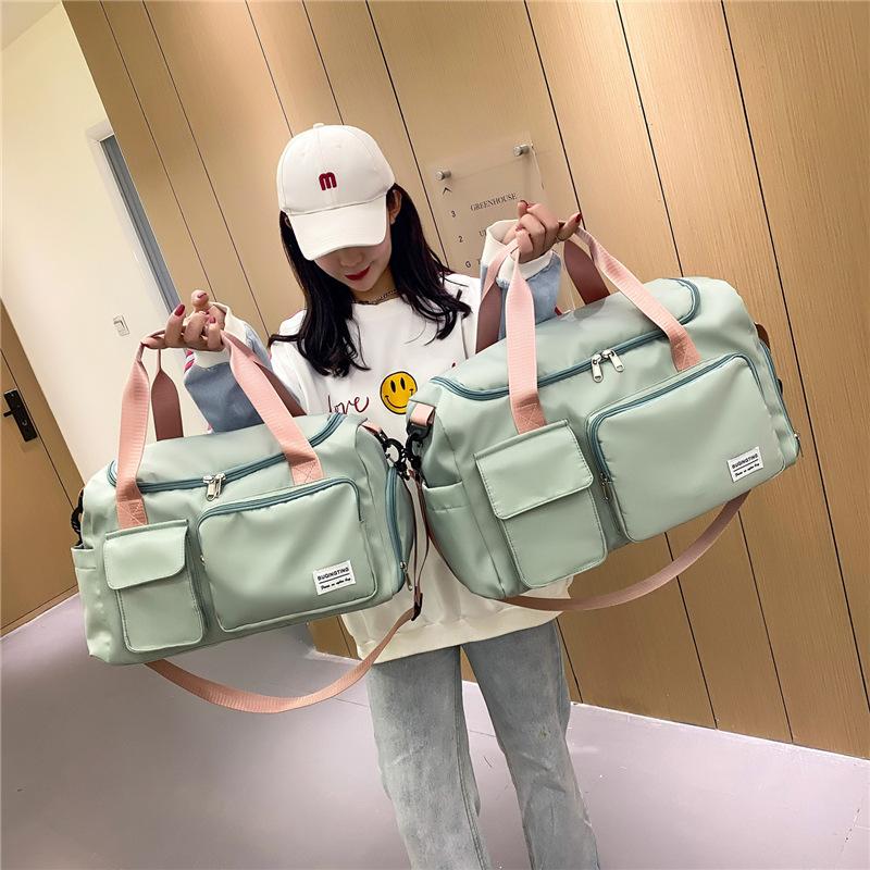 Wholesale New Trendy Sports Bags for Men and Women, Fitness Bags with Dry and Wet Separation, Swimming Oxford Cloth Hand-Held Shoulder Travel Bags