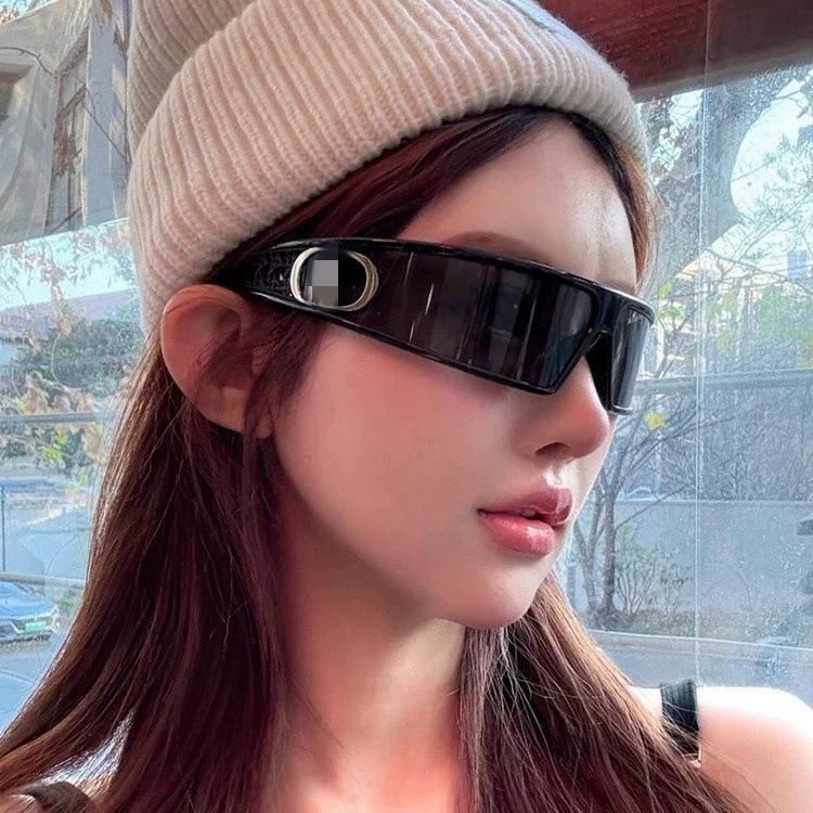 Headband Style Cat-Eye Small Sunglasses for Women, Trendy Style for Men, Cool and High-End Cat-Eye Retro Internet Celebrity Anti-Uv Sunglasses