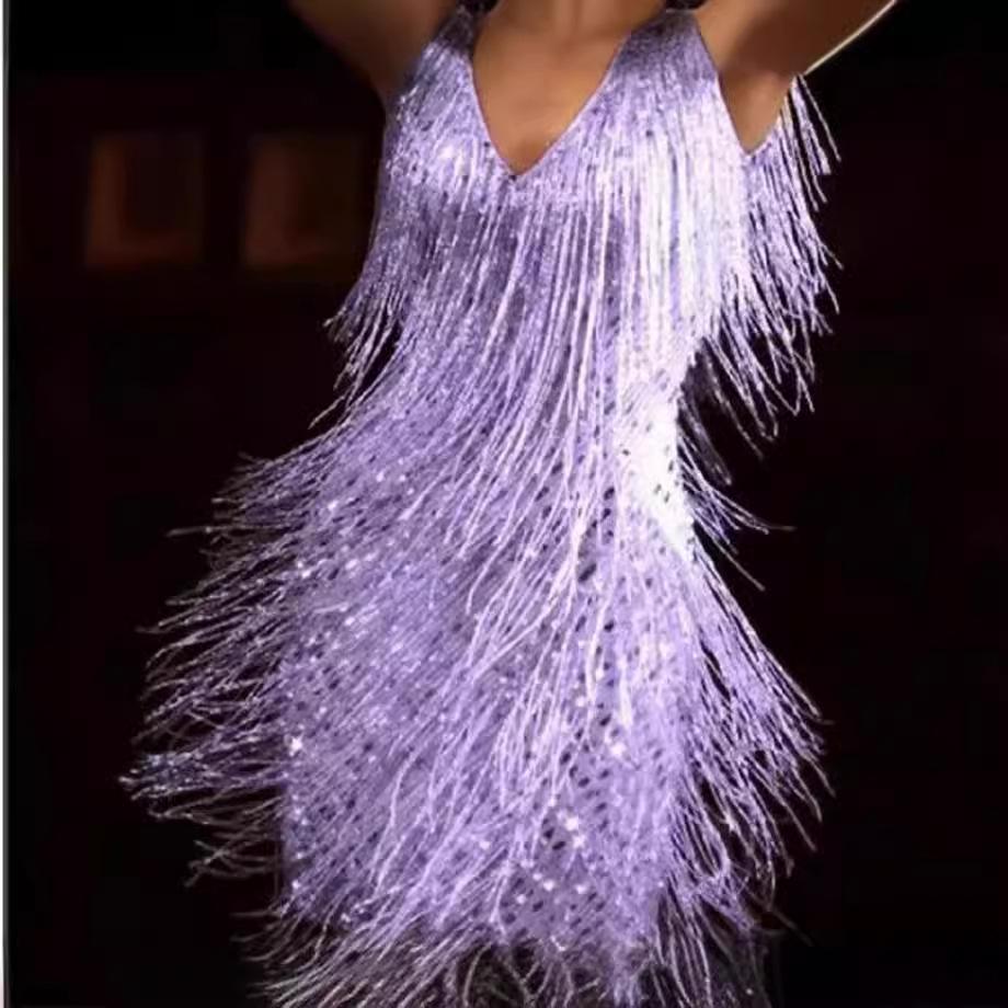 Cross-Border Aliexpress 2022 Amazon Tassel Dress Dress Women's Ins