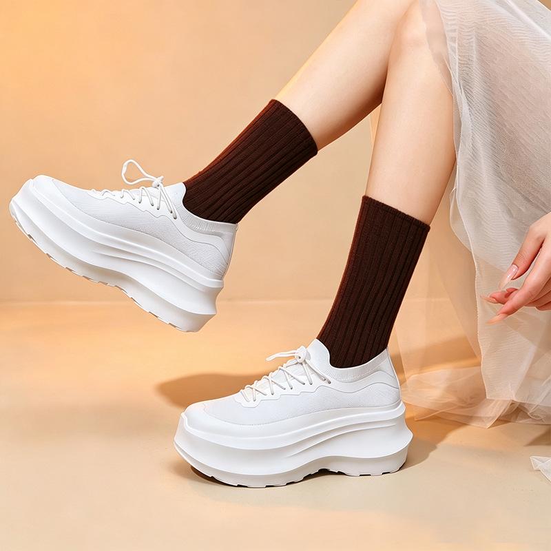 Lisa Mesh Dad Sneakers for Women, Summer and Autumn Sports Platform Shoes, Lightweight Casual Shoes for Petite Individuals, Trendy Height Increase of 6-8cm