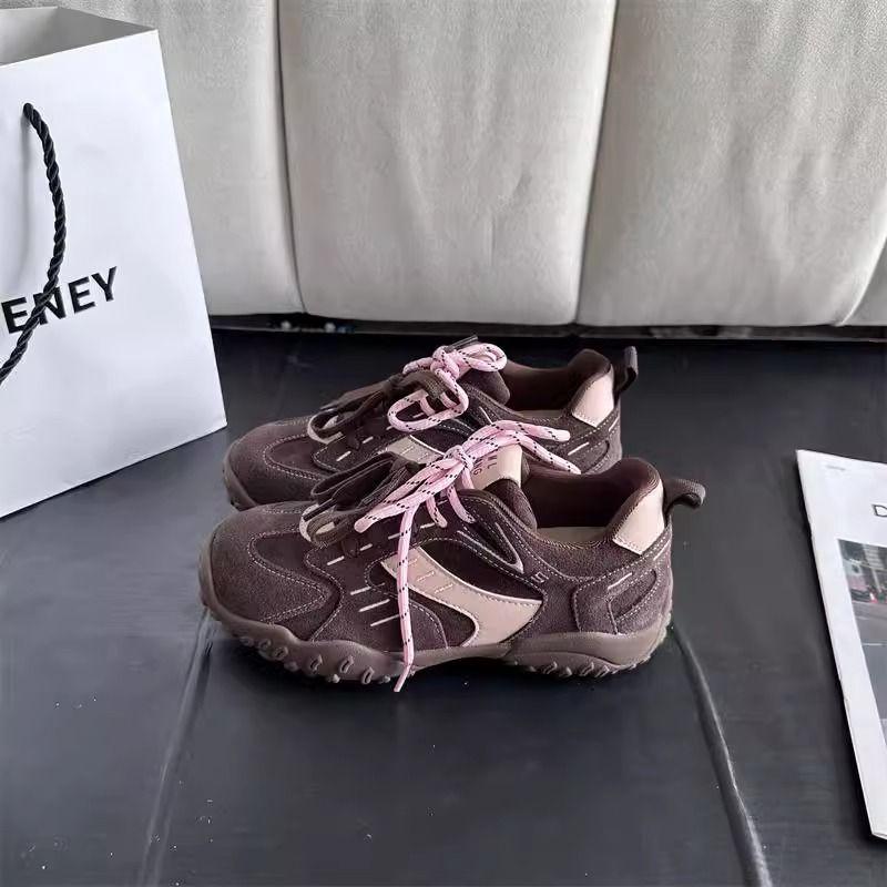 Thick-soled increased German training shoes women's foreign style 2025 autumn new vintage all-match Forrest Gump shoes sports casual shoes tide