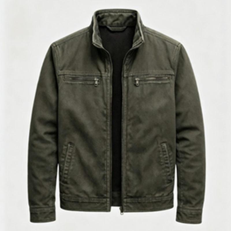 Cross-Border European and American Jackets, Men's Workwear Jackets, Casual Retro Long-Sleeved Cardigans, Loose Sports Outerwear, Cross-Border Men's Clothing