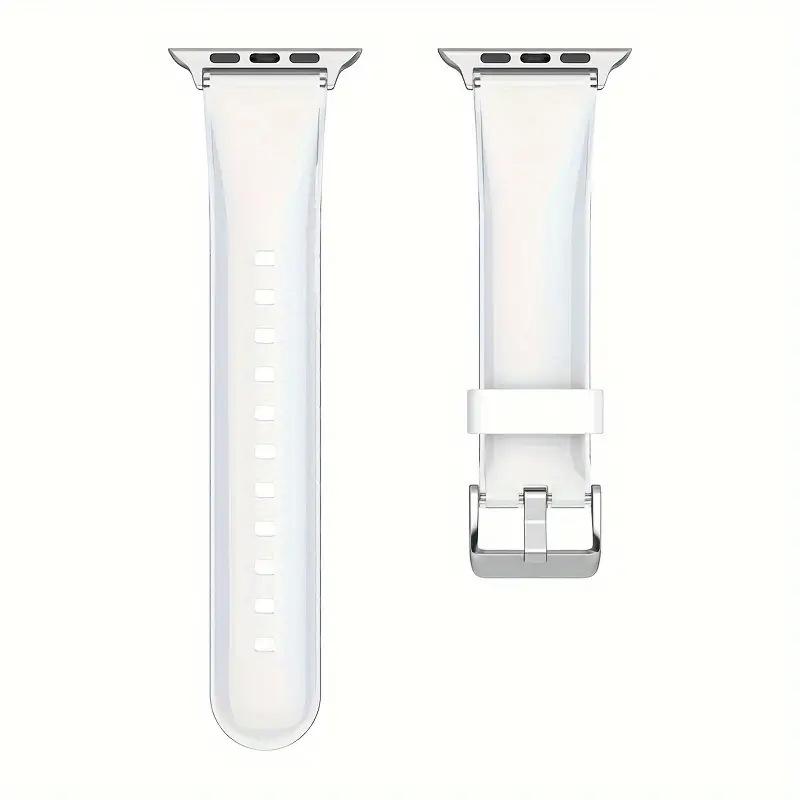 Suitable for Apple Strap Summer Transparent Strap applewatch Printable Pattern iwatch Strap