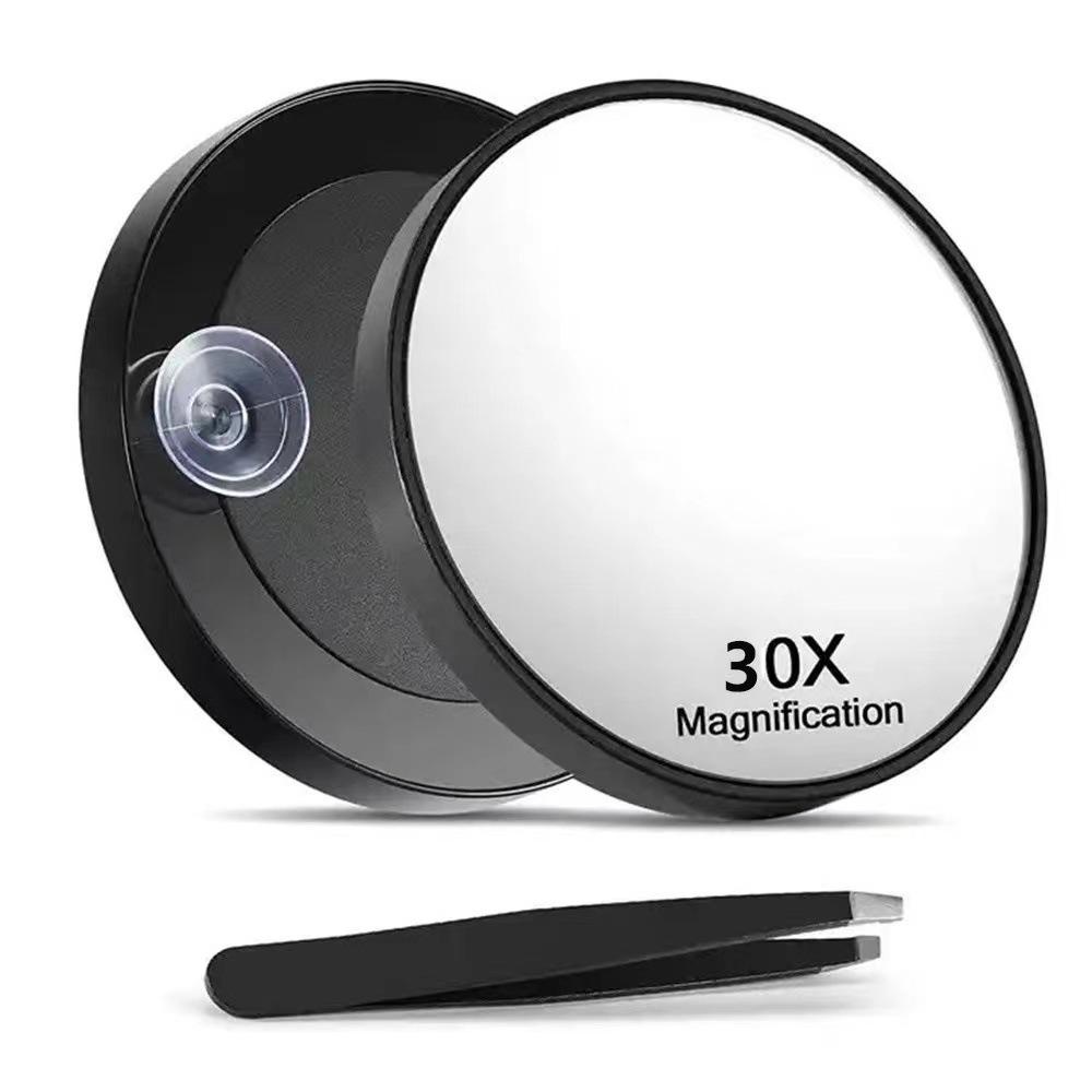 Source manufacturers 10 times 20 times 30 times magnifying makeup mirror 3.5 inch magnifying mirror shaving acne makeup mirror