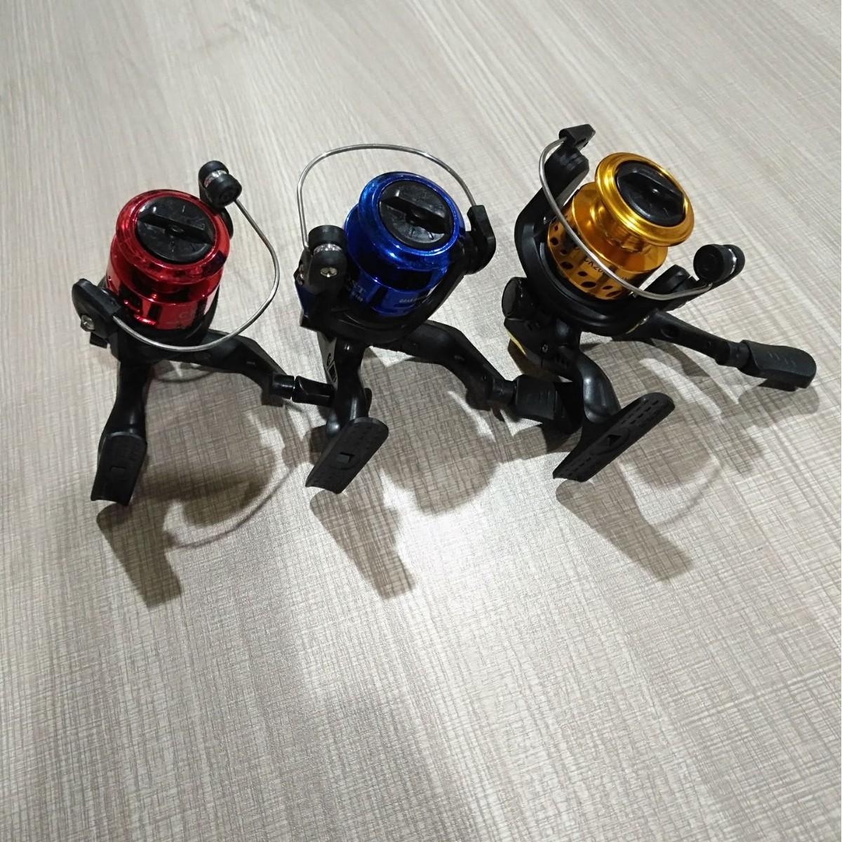 Mini 200 Type Unloading Force Imitation Wheel Fishing Reel Rock Fishing Reel Sea Rod Reel Lure Reel with Line Small Accessories Spinning Reel