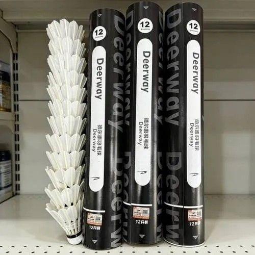 Delhui 12 feather 12 ball durable goose feather badminton genuine product not suitable for outdoor competition