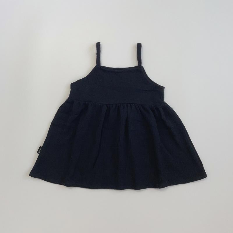 Pure Cotton Slip Skirt Spring and Autumn Girls' Baby Girls' Baby Hepburn Style Elegant Clothes 6-12 Months 1-2-3 Years Old