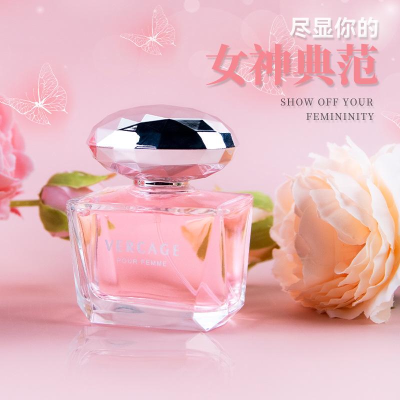 Cross-border love crystal diamond perfume ladies lasting light fragrance floral tone student girl fresh and elegant natural wholesale