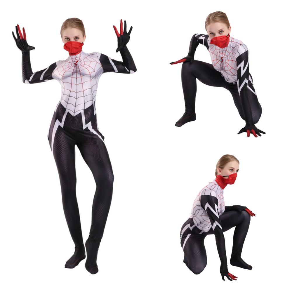 Masked Spider-Man Cindy Moon Bodysuit Cosplay Sexy Two-Dimensional Clothing
