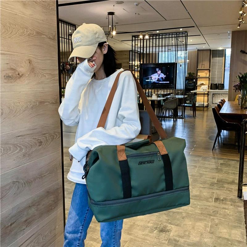 New Luggage Storage Short-Distance Travel Bag Large-Capacity Independent Shoe Compartment Fitness Bag Can Be Used as a Trolley Business Trip Handbag