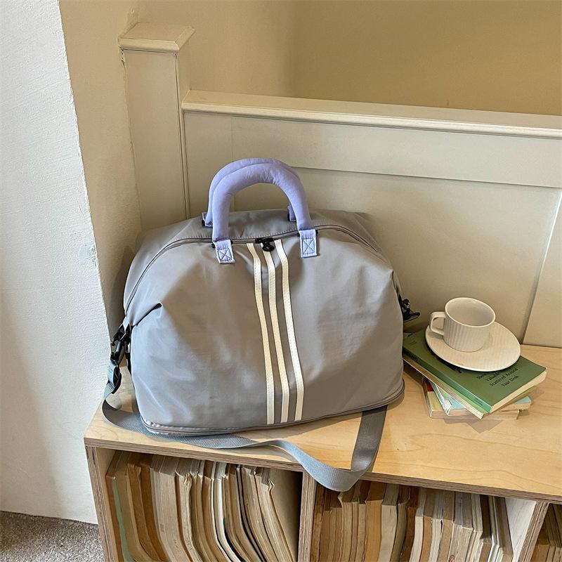Travel bag with large capacity, expandable, suitable for business trips, high-end feel, portable, lightweight travel bag for sports, yoga, and fitness