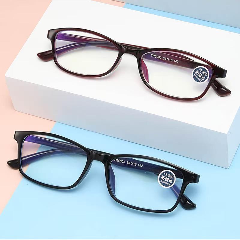 2025 New Tr90 Anti-Blue Light Reading Glasses Wholesale Fashionable and Personalized Men’S and Women’S High-Definition Super Elastic Reading Glasses