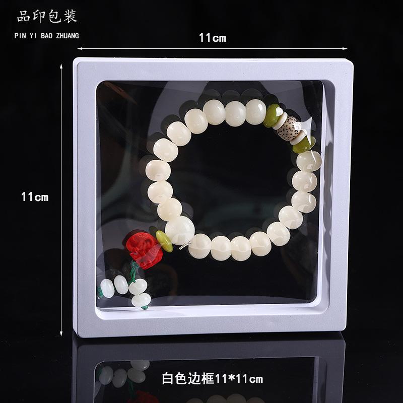 In-Stock Pe Film Suspension Box Jewelry Anti-Oxidation Wearable Nail Accessories Transparent Display Ring Packaging Box Wholesale